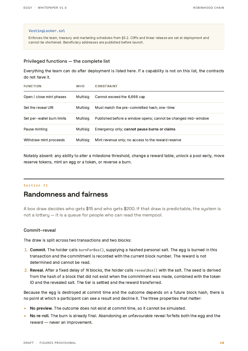 $EGGY whitepaper page 19 of 26