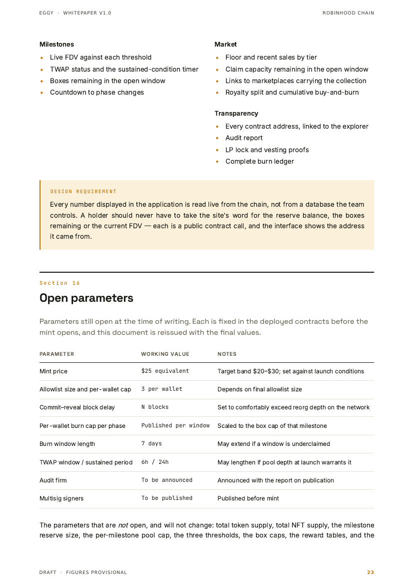 $EGGY whitepaper page 24 of 26